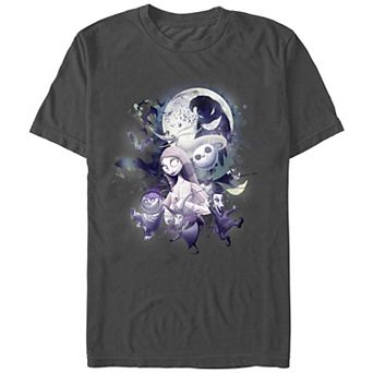 Disney's The Nightmare Before Christmas Glowy Full Moon Men's Graphic Tee