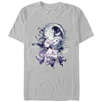 Disney's The Nightmare Before Christmas Glowy Full Moon Men's Graphic Tee