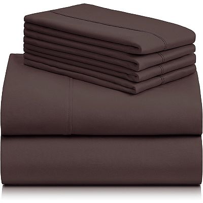 LuxClub Collection Wrinkle-Free Cooling Sheet Set or Pillowcases