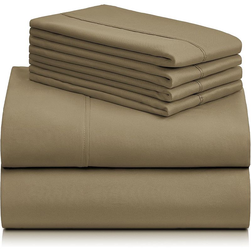 Rayon From Bamboo Solid Performance Sheet Set - Luxclub