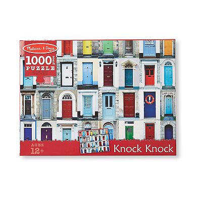 Melissa & Doug 1,000-Piece Knock Knock Doorways Cardboard Jigsaw Floor Puzzle