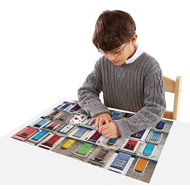 Melissa & Doug 1,000-Piece Knock Knock Doorways Cardboard Jigsaw Floor Puzzle