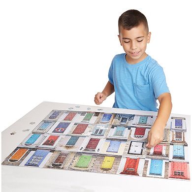Melissa & Doug 1,000-Piece Knock Knock Doorways Cardboard Jigsaw Floor Puzzle