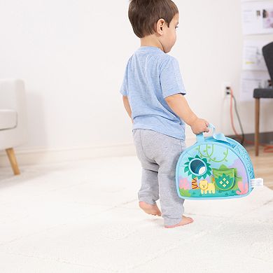Melissa & Doug Rollables Take-Along Tote with Giraffe Infant and Toddler Toy