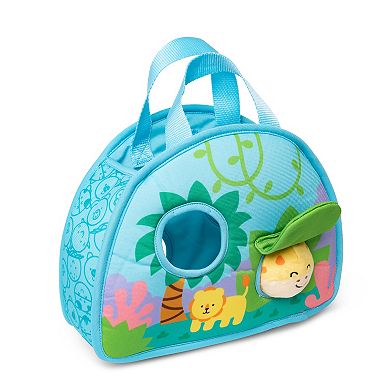 Melissa & Doug Rollables Take-Along Tote with Giraffe Infant and Toddler Toy