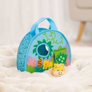Melissa & Doug Rollables Take-Along Tote with Giraffe Infant and Toddler Toy