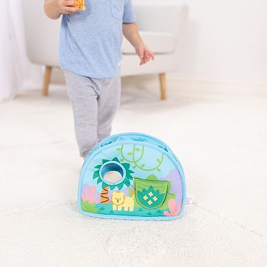 Melissa & Doug Rollables Take-Along Tote with Giraffe Infant and Toddler Toy