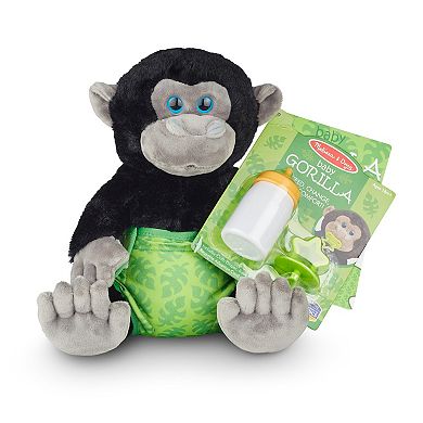 Melissa & Doug 11-Inch Baby Gorilla Plush Stuffed Animal