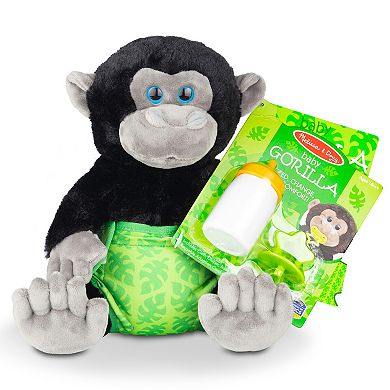 Melissa & Doug 11-Inch Baby Gorilla Plush Stuffed Animal