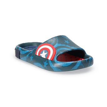 Marvel Captain America Boys' Comfort Slides