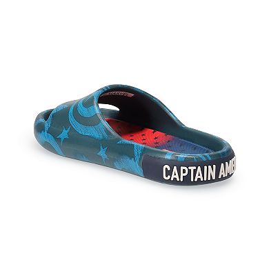 Marvel Captain America Boys' Comfort Slides