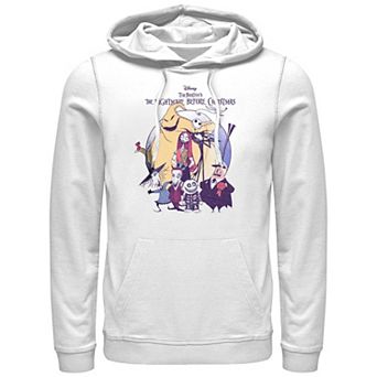 Disney's The Nightmare Before Christmas Scary Group Men's Graphic Hoodie