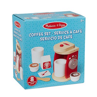 Melissa Doug Brew For Two Wooden Coffee Play Set