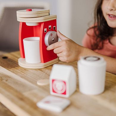 Melissa & Doug Brew For Two Wooden Coffee Play Set