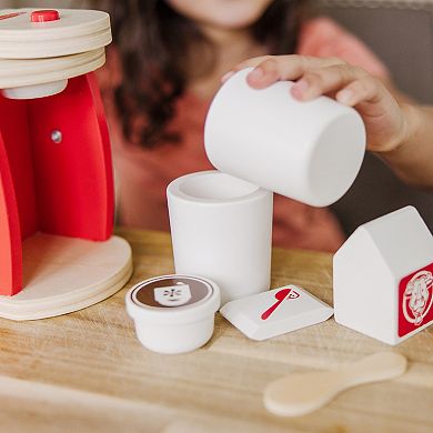 Melissa & Doug Brew For Two Wooden Coffee Play Set
