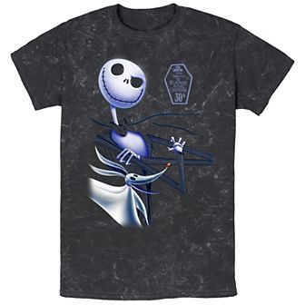 Disney's The Nightmare Before Christmas 30th Mineral Wash Men's Graphic Tee