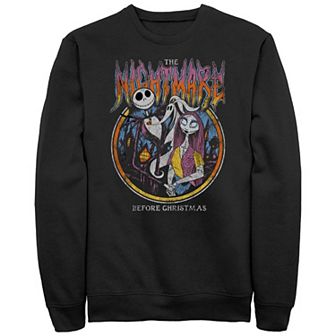 Disney's The Nightmare Before Christmas Jack And Sally Stamp Men's Graphic Fleece