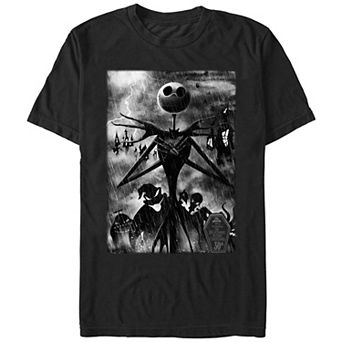 Disney's The Nightmare Before Christmas Night Rain Men's Graphic Tee