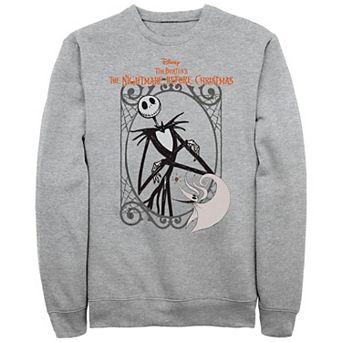 Disney's The Nightmare Before Christmas Jack And Zero Men's Graphic Fleece