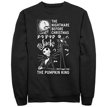 Disney's The Nightmare Before Christmas Jack The Pumpkin King Men's Graphic Fleece