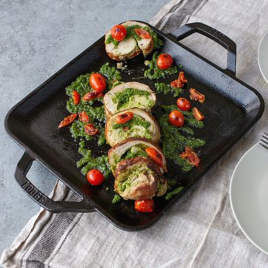 Lodge Chef Collection 11 Inch Cast Iron Square Griddle