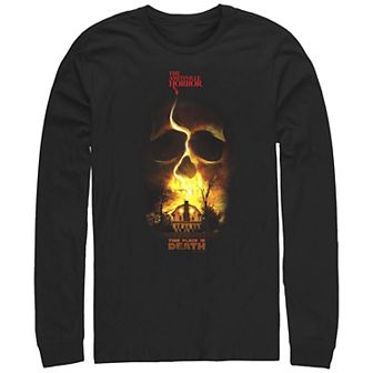 Men's The Amityville Horror The Place Is Death Long Sleeve Graphic Tee