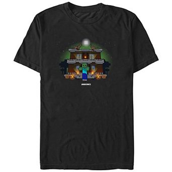 Men's Minecraft The Night Of Evil Graphic Tee