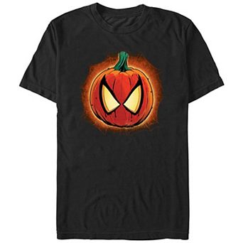 Men's Marvel Spider-Man Jack O Lantern Graphic Tee