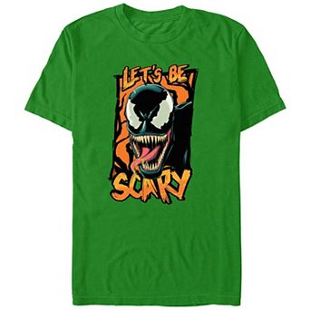 Men's Marvel Spider-Man Vemon Let's Be Scary Graphic Tee