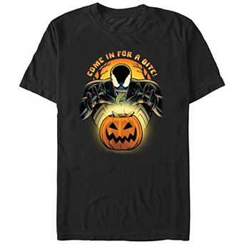 Men's Marvel Spider-Man Venom Come In For A Bite Graphic Tee