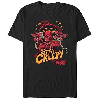 Men's Stranger Things Stay Creepy Graphic Tee