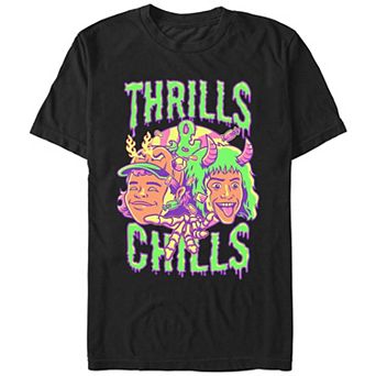 Men's Stranger Things Thrills And Chills Drip Graphic Tee