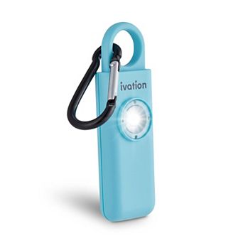 Ivation Personal Sos Keychain Alarm, Rechargeable Personal Alarm With Led Panic Strobe Light