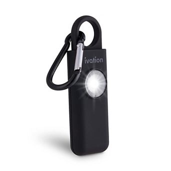 Ivation Personal Sos Keychain Alarm, Rechargeable Personal Alarm With Led Panic Strobe Light