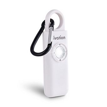 Ivation Personal Sos Keychain Alarm, Rechargeable Personal Alarm With Led Panic Strobe Light