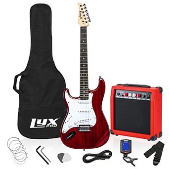 Lyxpro Electric Guitar Kit, 39” Left Handed Electric Guitar & Electric Guitar Accessories