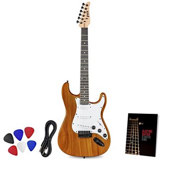 Lyxpro Cs 39” Electric Guitar Kit For Beginner With Amp Cable, 6 Picks & Guide