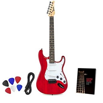 Lyxpro Cs 39” Electric Guitar Kit For Beginner With Amp Cable, 6 Picks & Guide