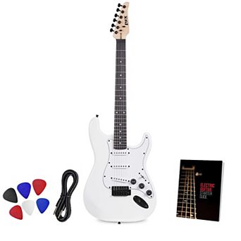 Lyxpro Cs 39” Electric Guitar Kit For Beginner With Amp Cable, 6 Picks & Guide