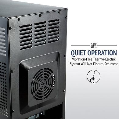 Ivation 8 Bottle Thermoelectric Wine Cooler, Quiet Freestanding Wine Fridge