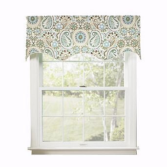Paisley Prism Duchess 3" Rod Pocket Filler Valances For Windows