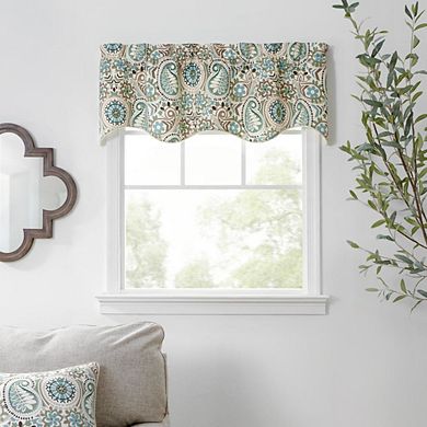 Paisley Prism Duchess 3" Rod Pocket Filler Valances For Windows