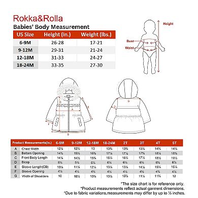Toddler Girl Rokka&rolla Puffer Jacket With Sherpa Fleece Lining