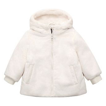 Toddler Girls' Hooded Sherpa Jacket