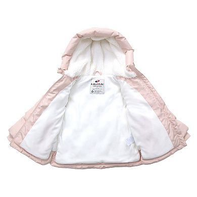 Toddler Girls' Rokka&rolla Fleece Lined Heat Puffer Jacket, Size 2T-5T