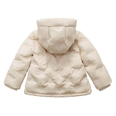 Toddler Girls' Rokka&rolla Fleece Lined Heat Puffer Jacket, Size 2T-5T