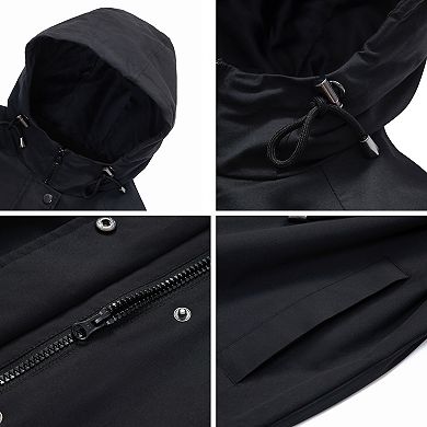 Women's Hooded Anorak Trench Coat
