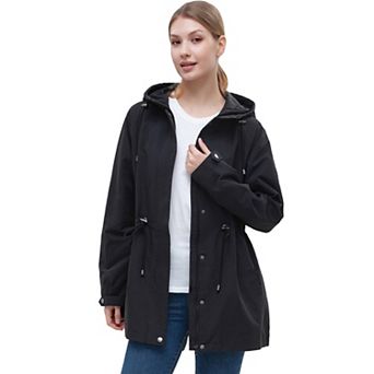 Women's Hooded Anorak Trench Coat