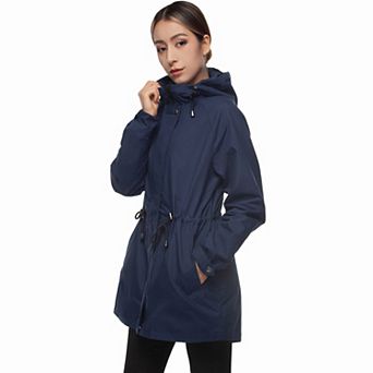 Women's Hooded Anorak Trench Coat