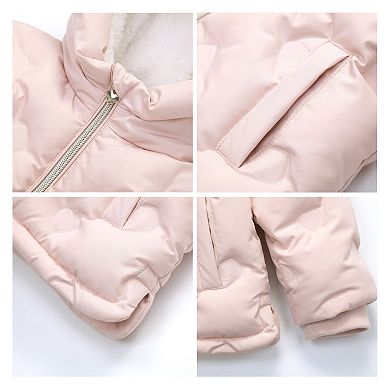 Baby Girls' Rokka&rolla Fleece Lined Heat Puffer Jacket, Size 6-24m